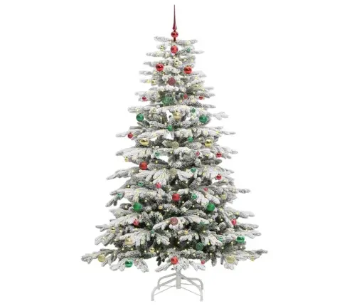 Kunstlik Kokkupandav Jõulupuu Valge 180 Cm Pe Ja Pvc Kunstlik Kokkupandav Jõulupuu Valge 180 Cm Pe Ja Pvc