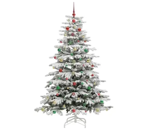 Kunstlik Kokkupandav Jõulupuu Valge 180 Cm Pe Ja Pvc Kunstlik Kokkupandav Jõulupuu Valge 180 Cm Pe Ja Pvc