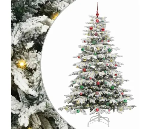 Kunstlik Kokkupandav Jõulupuu Valge 180 Cm Pe Ja Pvc Kunstlik Kokkupandav Jõulupuu Valge 180 Cm Pe Ja Pvc