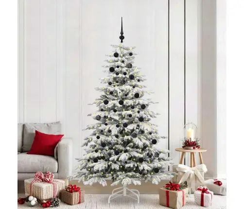 Dirbtinė Sulankstoma Kalėdų Eglutė Balta 210 Cm Pe Ir Pvc Dirbtinė Sulankstoma Kalėdų Eglutė Balta 210 Cm Pe Ir Pvc