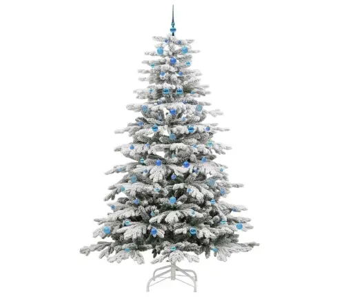 Kunstlik Kokkupandav Jõulupuu Valge 240 Cm Pe Ja Pvc