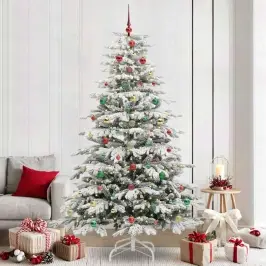 Mākslīgā Saliekamā Ziemassvētku Egle Balts 240 Cm Pe Un Pvc Vidaxl Mākslīgā Saliekamā Ziemassvētku Egle Balts 240 Cm Pe Un Pvc Vidaxl