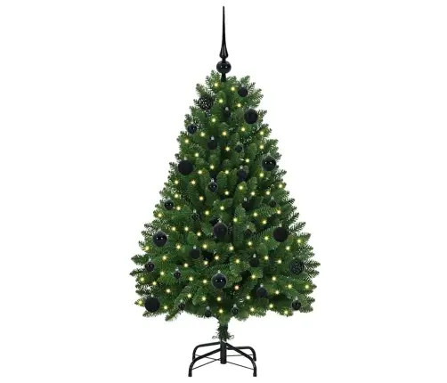 Tehisjõulupuu Koos 150 Led-Iga Roheline 120 Cm Pvc Ja Metall Tehisjõulupuu Koos 150 Led-Iga Roheline 120 Cm Pvc Ja Metall