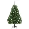 Mākslīgā Ziemassvētku Eglīte Zaļa 120 Cm Pvc Un Metāls Vidaxl