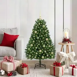 Mākslīgā Ziemassvētku Eglīte Zaļa 120 Cm Pvc Un Metāls Vidaxl Mākslīgā Ziemassvētku Eglīte Zaļa 120 Cm Pvc Un Metāls Vidaxl