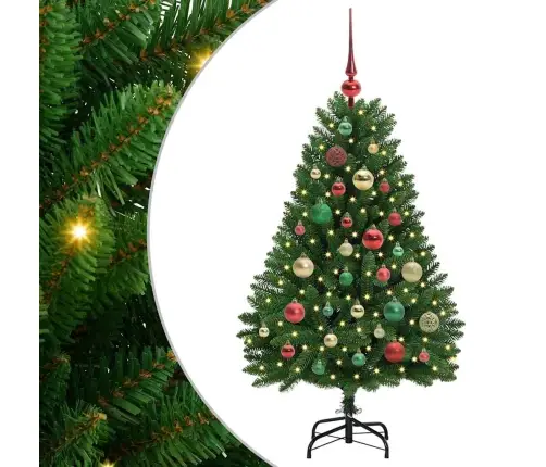 Mākslīgā Ziemassvētku Eglīte Zaļa 120 Cm Pvc Un Metāls Vidaxl Mākslīgā Ziemassvētku Eglīte Zaļa 120 Cm Pvc Un Metāls Vidaxl