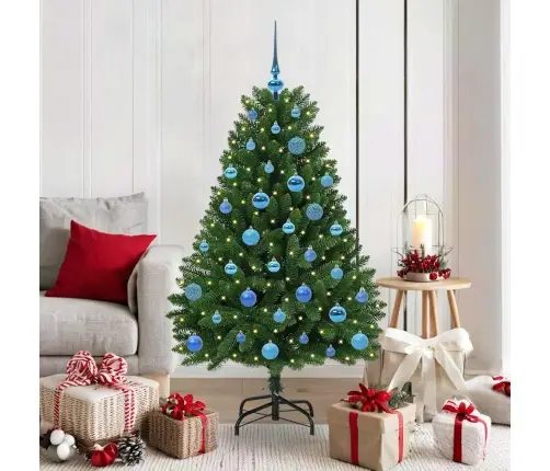 Mākslīgā Ziemassvētku Eglīte Zaļa 150 Cm Pvc Un Metāls Vidaxl Mākslīgā Ziemassvētku Eglīte Zaļa 150 Cm Pvc Un Metāls Vidaxl