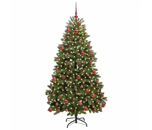 Dirbtinė Kalėdų Eglutė Su 300 Led Žalia 180 Cm Pvc Ir Metalas Dirbtinė Kalėdų Eglutė Su 300 Led Žalia 180 Cm Pvc Ir Metalas