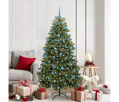 Mākslīgā Ziemassvētku Eglīte Zaļa 180 Cm Pvc Un Metāls Vidaxl Mākslīgā Ziemassvētku Eglīte Zaļa 180 Cm Pvc Un Metāls Vidaxl