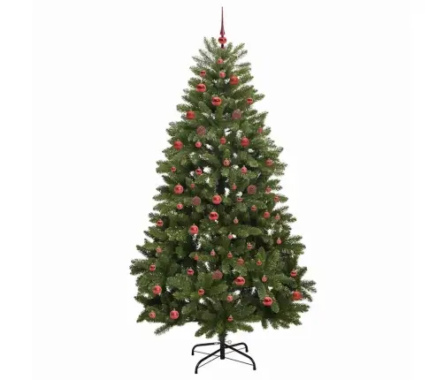 Mākslīgā Ziemassvētku Eglīte Zaļa 210 Cm Pvc Un Metāls Vidaxl Mākslīgā Ziemassvētku Eglīte Zaļa 210 Cm Pvc Un Metāls Vidaxl