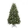 Dirbtinė Kalėdų Eglutė Su 300 Led Žalia 210 Cm Pvc Ir Metalas