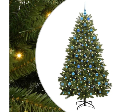 Mākslīgā Ziemassvētku Eglīte Zaļa 210 Cm Pvc Vidaxl