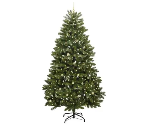 Mākslīgā Ziemassvētku Eglīte Zaļa 270 Cm Pvc Un Metāls Vidaxl Mākslīgā Ziemassvētku Eglīte Zaļa 270 Cm Pvc Un Metāls Vidaxl