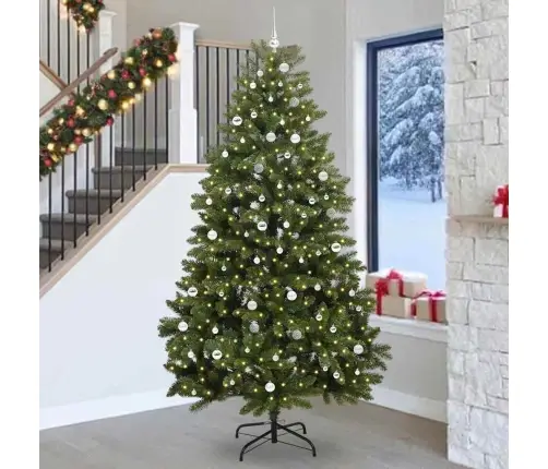 Mākslīgā Ziemassvētku Eglīte Zaļa 270 Cm Pvc Un Metāls Vidaxl Mākslīgā Ziemassvētku Eglīte Zaļa 270 Cm Pvc Un Metāls Vidaxl