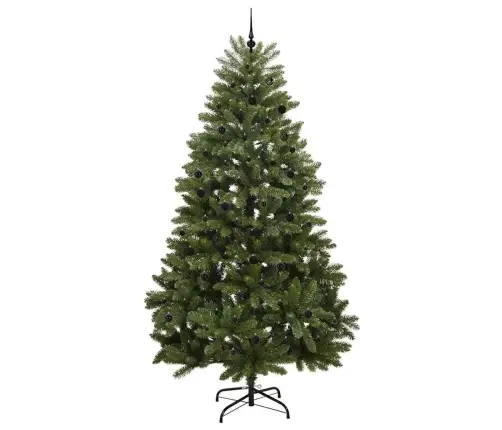 Mākslīgā Ziemassvētku Eglīte Zaļa 300 Cm Pvc Un Metāls Vidaxl