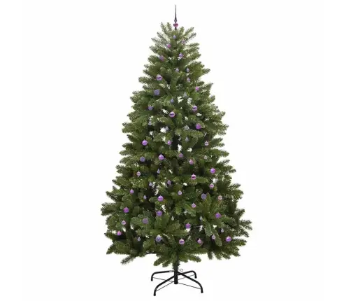 Mākslīgā Ziemassvētku Eglīte Zaļa 300 Cm Pvc Un Metāls Vidaxl