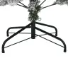 Dirbtinė Kalėdų Eglutė Žalia Ir Balta 150 Cm Pvc Ir Metalas