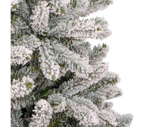 Tehisjõulupuu Roheline Ja Valge 210 Cm Pvc Ja Metall