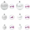 Dirbtinė Kalėdų Eglutė Žalia Ir Balta 210 Cm Pvc Ir Metalas