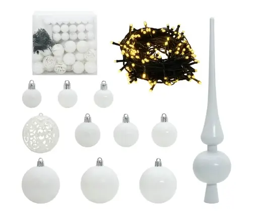 Dirbtinė Kalėdų Eglutė Žalia Ir Balta 240 Cm Pvc Ir Metalas Dirbtinė Kalėdų Eglutė Žalia Ir Balta 240 Cm Pvc Ir Metalas
