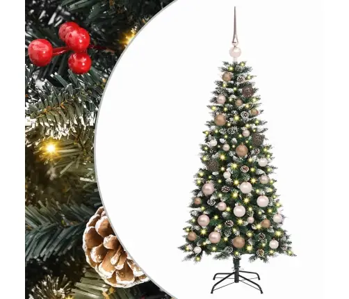 Dirbtinė Kalėdų Eglutė Žalia 120 Cm Pvc, Plastikas Ir Plienas