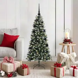 Mākslīgā Ziemassvētku Eglīte Su 150 Led Zaļa 55 X 55 X 120 Cm Vidaxl