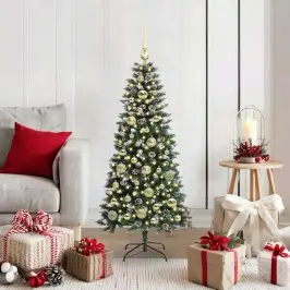 Mākslīgā Ziemassvētku Eglīte Su 150 Led Zaļa 55 X 55 X 120 Cm Vidaxl