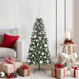 Mākslīgā Ziemassvētku Eglīte Su 150 Led Zaļa 55 X 55 X 120 Cm Vidaxl