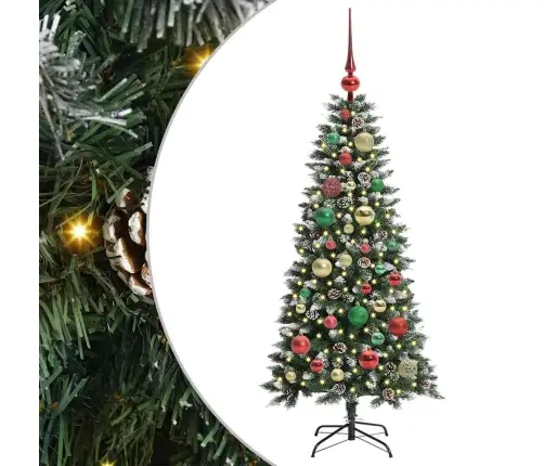 Dirbtinė Kalėdų Eglutė Su 150 Led Žalia 55 X 55 X 120 Cm