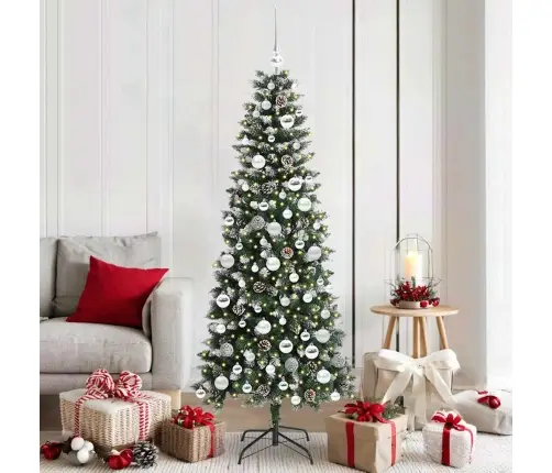 Dirbtinė Kalėdų Eglutė Su 300 Led Žalia 76 X 76 X 180 Cm Dirbtinė Kalėdų Eglutė Su 300 Led Žalia 76 X 76 X 180 Cm