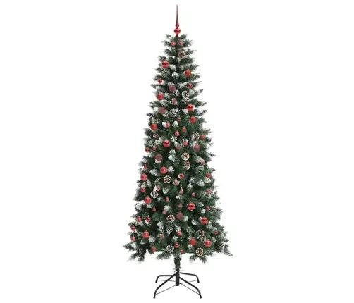 Mākslīgā Ziemassvētku Eglīte Zaļa 86 X 86 X 210 Cm Pvc Vidaxl