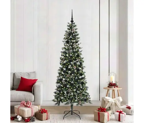Dirbtinė Kalėdų Eglutė Su 300 Led Žalia 86 X 86 X 210 Cm Dirbtinė Kalėdų Eglutė Su 300 Led Žalia 86 X 86 X 210 Cm
