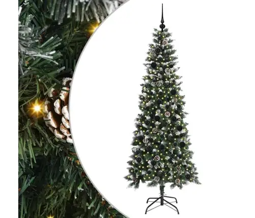 Dirbtinė Kalėdų Eglutė Su 300 Led Žalia 86 X 86 X 210 Cm Dirbtinė Kalėdų Eglutė Su 300 Led Žalia 86 X 86 X 210 Cm