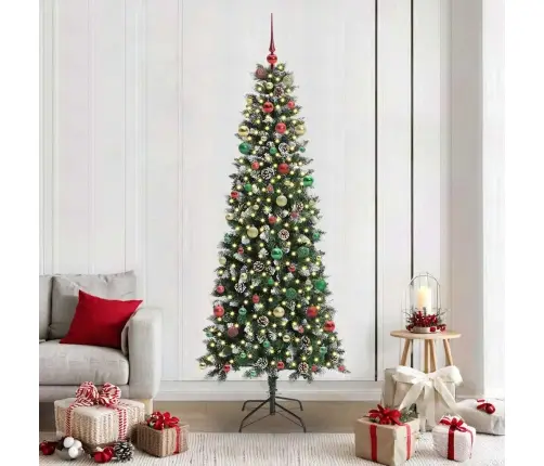 Dirbtinė Kalėdų Eglutė Su 300 Led Žalia 86 X 86 X 210 Cm