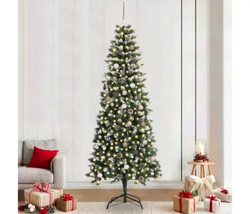 Mākslīgā Ziemassvētku Eglīte Zaļa 96 X 96 X 240 Cm Pvc Vidaxl