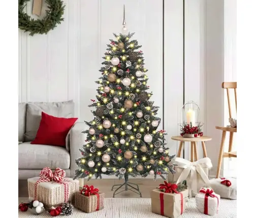 Mākslīgāziemassvētkueglīte Zaļa 150Cm Pvc Vidaxl