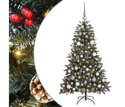 Mākslīgā Ziemassvētku Eglīte Zaļa Pvc Vidaxl