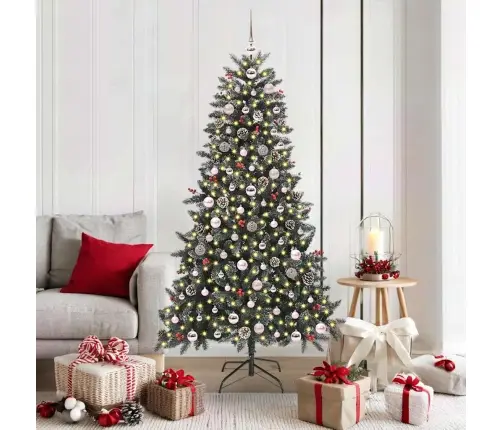 Tehisjõulupuu Roheline 99 X 99 X 180 Cm Pvc, Plastikk Ja Teras