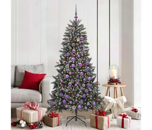 Tehisjõulupuu Roheline 180 Cm Pvc, Plastikk Ja Teras