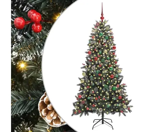 Dirbtinė Kalėdų Eglutė Su 300 Led Žalia 99 X 99 X 180 Cm