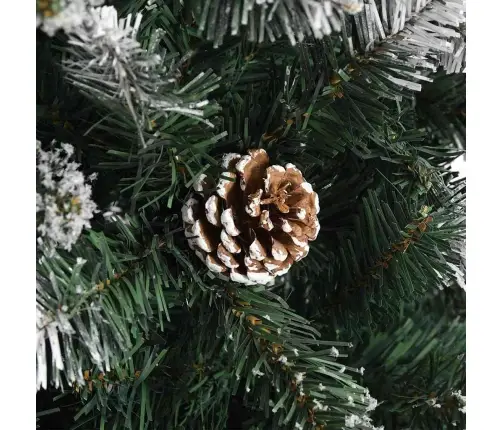 Mākslīgāziemassvētkueglīte Zaļa 114 X 114 X 210 Cm Pvc Vidaxl