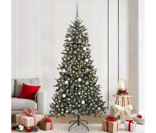 Dirbtinė Kalėdų Eglutė Su 300 Led Žalia 114 X 114 X 210 Cm Dirbtinė Kalėdų Eglutė Su 300 Led Žalia 114 X 114 X 210 Cm