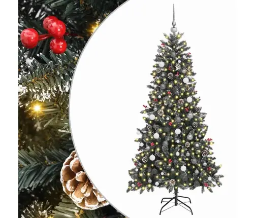 Dirbtinė Kalėdų Eglutė Su 300 Led Žalia 114 X 114 X 210 Cm Dirbtinė Kalėdų Eglutė Su 300 Led Žalia 114 X 114 X 210 Cm