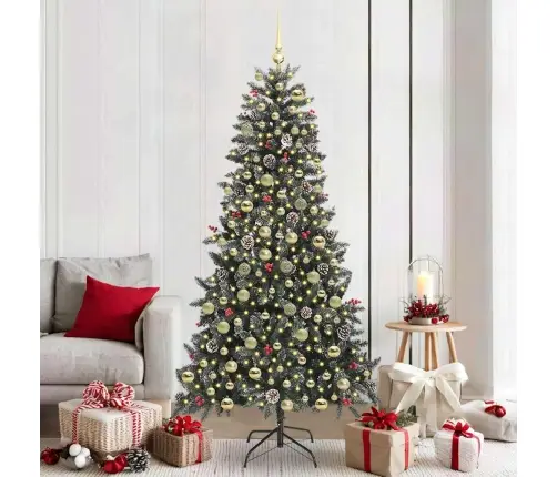 Dirbtinė Kalėdų Eglutė Su 300 Led Žalia 114 X 114 X 210 Cm