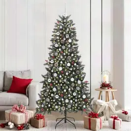 Dirbtinė Kalėdų Eglutė Su 300 Led Žalia 114 X 114 X 210 Cm