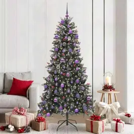 Dirbtinė Kalėdų Eglutė Su 300 Led Žalia 114 X 114 X 210 Cm