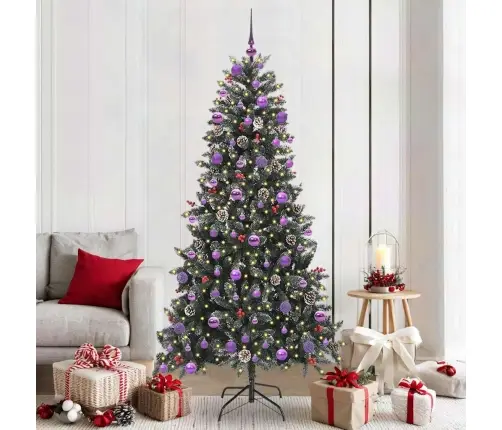 Tehisjõulupuu Koos 300 Led-Iga Roheline 114 X 114 X 210 Cm Tehisjõulupuu Koos 300 Led-Iga Roheline 114 X 114 X 210 Cm