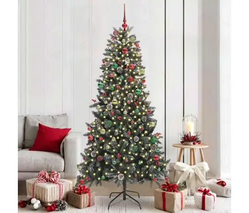 Mākslīgā Ziemassvētku Eglīte Su 300 Led Zaļa 114 X 114 X 210 Cm Vidaxl