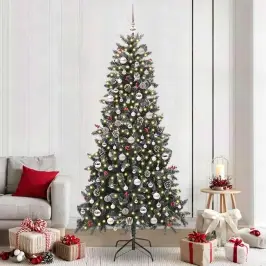 Dirbtinė Kalėdų Eglutė Su 300 Led Žalia 129.5 X 129.5 X 240 Cm