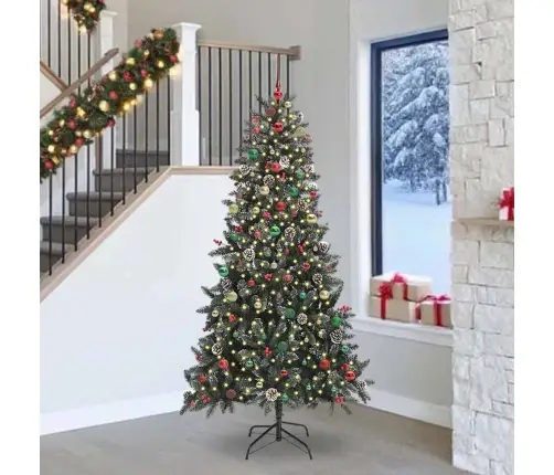 Tehisjõulupuu Koos 300 Led-Iga Roheline 129.5 X 129.5 X 240 Cm Tehisjõulupuu Koos 300 Led-Iga Roheline 129.5 X 129.5 X 240 Cm